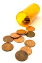 Prescription drug costs Royalty Free Stock Photo