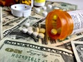 Prescription drug costs Royalty Free Stock Photo