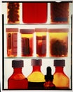 prescription drugs in medicine cabine Royalty Free Stock Photo
