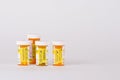 Prescription Medication Pill Bottles 1 Royalty Free Stock Photo