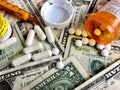 Prescription drug costs Royalty Free Stock Photo