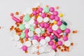Prescription Pills and Medicine Medication Drugs Royalty Free Stock Photo