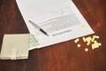  prescription for pills. money health costs