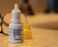Prescription Bottle of Timolol Maleate Ophthalmic Solution