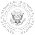 Presedent Seal Royalty Free Stock Photo