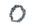 Preseli Bluestone Gemstone Bracelet Royalty Free Stock Photo