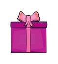 Present box cartoon