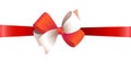 Present and gift ribbon, bow or loop