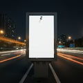 AI-Generated Mockup Board with a Blank White Screen for Design Display Royalty Free Stock Photo