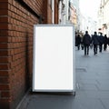 AI-Generated Mockup Board with a Blank White Screen for Design Display Royalty Free Stock Photo