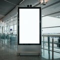 AI-Generated Mockup Board with a Blank White Screen for Design Display Royalty Free Stock Photo