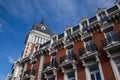 Presentable building in Madrid. Royalty Free Stock Photo