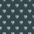 Presentation board seamless pattern isolated on color background Royalty Free Stock Photo