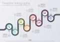 Presentation Business road map infographic template