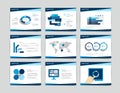 9 presentation business templates. Infographics for leaflet, poster, slide, magazine, book, brochure, website, print.