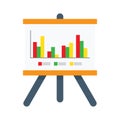 Presentation chart icon Royalty Free Stock Photo