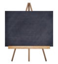 Presentation easel drawing chalkboard. Royalty Free Stock Photo