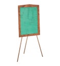 Presentation easel drawing chalkboard. Royalty Free Stock Photo