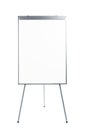 Presentation flipchart easel stand board, isolated on white