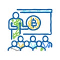 presentation ico icon doodle illustration Royalty Free Stock Photo