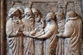 Presentation of Jesus in the Temple by Ivan Mestrovic in the church of St. Mark in Zagreb, Croatia