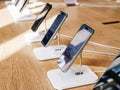 presentation of the new Apple Computers iPhone, featuring hero objects inside an