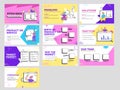 Presentation Pitch Deck Template Or Brochure Guide Slide Collection For Business Report Or Corporate