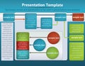 Presentation template Royalty Free Stock Photo