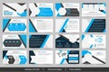 presentation template and Business Presentation Slides Template Royalty Free Stock Photo