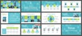 Presentation templates, corporate. Elements of infographics for presentation templates.