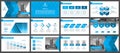 Presentation templates, corporate. Elements of infographics for presentation templates. Royalty Free Stock Photo