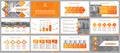 Presentation templates, corporate. Elements of infographics for presentation templates.