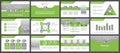 Presentation templates, corporate. Elements of infographics for presentation templates. Royalty Free Stock Photo