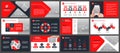 Presentation templates, corporate. Elements of infographics for presentation templates. Royalty Free Stock Photo