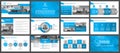 Presentation templates, corporate. Elements of infographics for presentation templates. Royalty Free Stock Photo