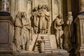 `Presentation of Mary in the Temple` by sculptor Bambaia aka Busti interior the Duomo di Milano.