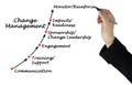 Diagram of Change Management Royalty Free Stock Photo