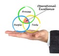 Model of Operational Excellence Royalty Free Stock Photo