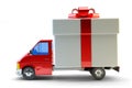 Presents delivery service concept