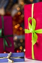 Presents and twinkles Royalty Free Stock Photo