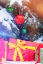 Presents under the christmas tree Royalty Free Stock Photo