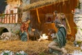 The Presepio Inside St. Peter`s Cathedral for Christmas, Vatican, Italy Royalty Free Stock Photo