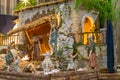 The Presepio Inside St. Peter`s Cathedral for Christmas, Vatican, Italy