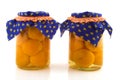 Preservated peaches Royalty Free Stock Photo