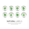 Preservative Free Organic Product Stickers