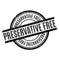 Preservative Free rubber stamp Royalty Free Stock Photo