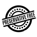 Preservative Free rubber stamp Royalty Free Stock Photo