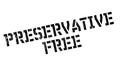 Preservative Free rubber stamp Royalty Free Stock Photo