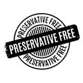 Preservative Free rubber stamp Royalty Free Stock Photo