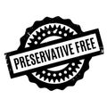 Preservative Free rubber stamp Royalty Free Stock Photo